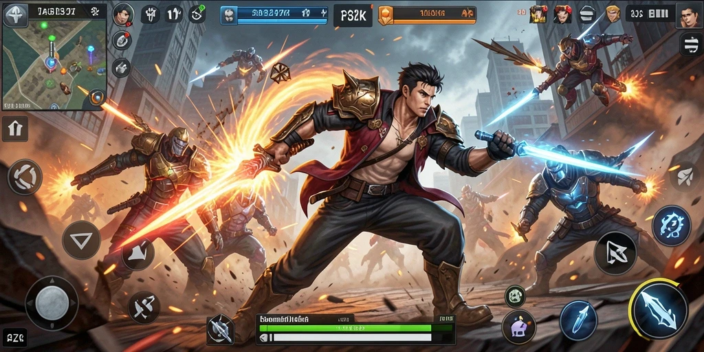 Tampilan gameplay seru dalam aksi di 33ZK.