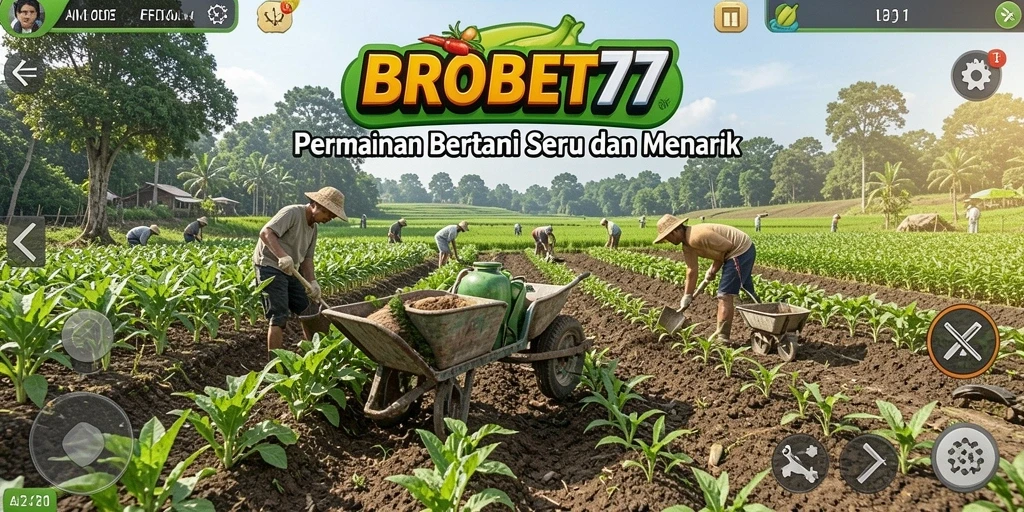 Tampilan gameplay yang menarik dan interaktif di BROBET77.