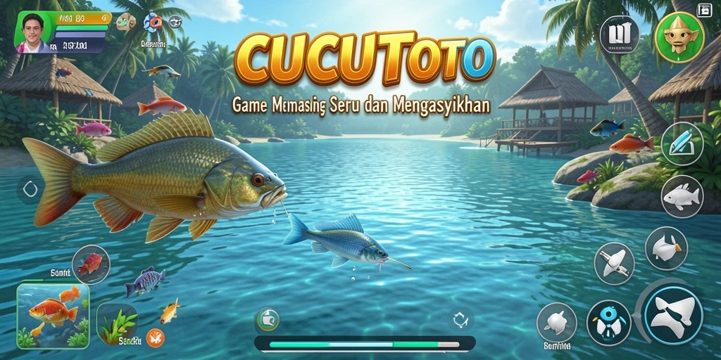Tangkapan ikan menakjubkan dalam permainan CUCUTOTO.