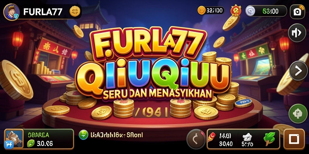 Screenshot permainan FURLA77 yang menunjukkan serunya bermain QiuQiu.