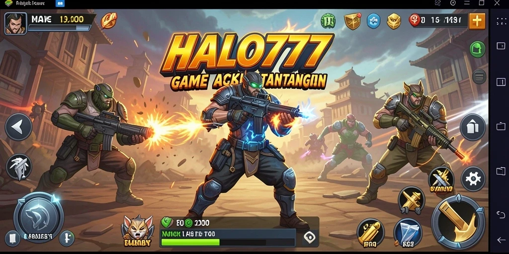 Gameplay action yang seru dan mendebarkan di HALO777.