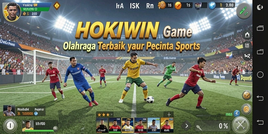 Tampilan gameplay <strong>HOKIWIN</strong> yang penuh aksi dan kompetisi.