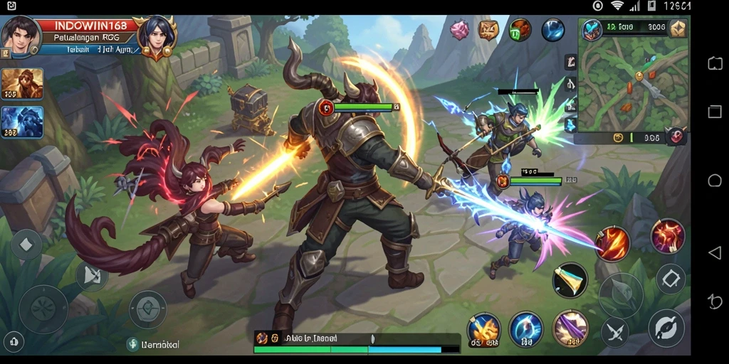 Tampilan gameplay INDOWIN168 yang mendebarkan dengan aksi seru.