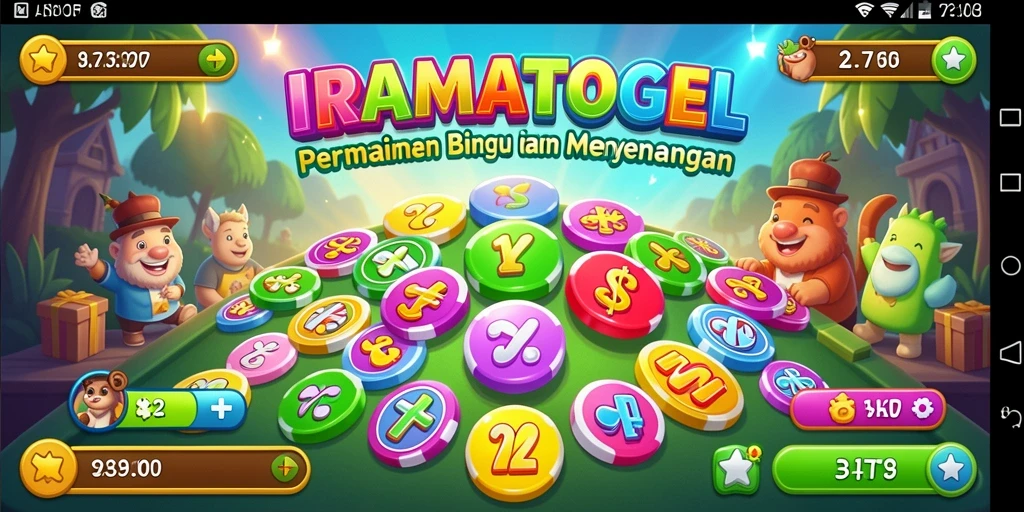 Screenshot gameplay IRAMATOGEL yang penuh keseruan Bingo.