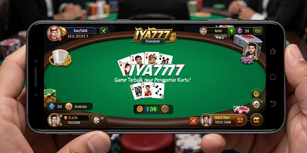 Tampilan gameplay Poker yang menarik di IYA777.
