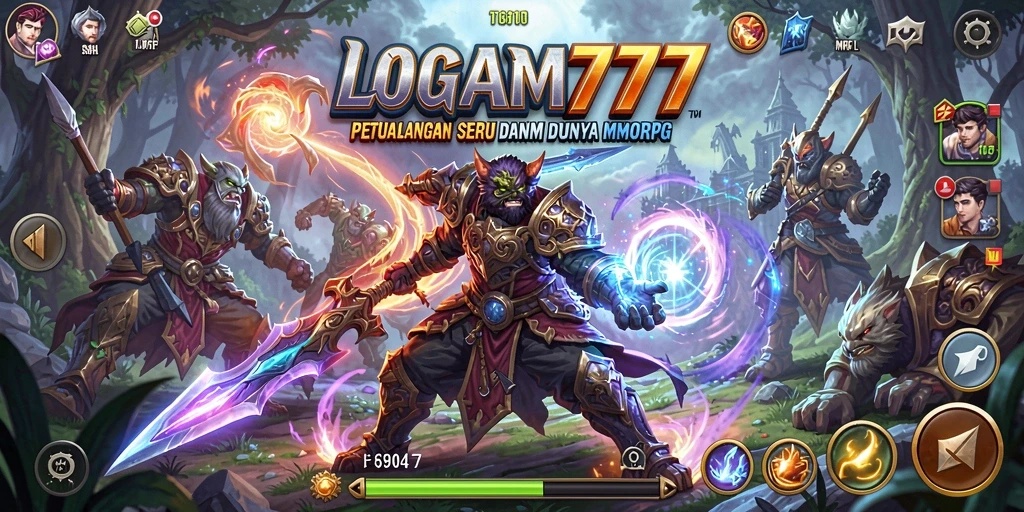 Tampilan gameplay LOGAM777 yang memukau dalam dunia MMORPG.