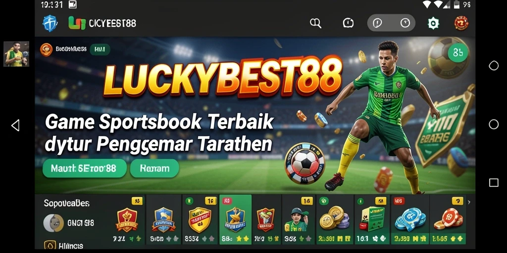 Tampilan permainan LUCKYBEST88 dengan taruhan langsung yang mendebarkan.