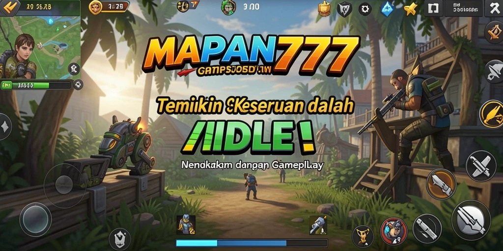 Tangkapan layar gameplay MAPAN777 menunjukkan keindahan grafis dan strategi Idle yang menarik.