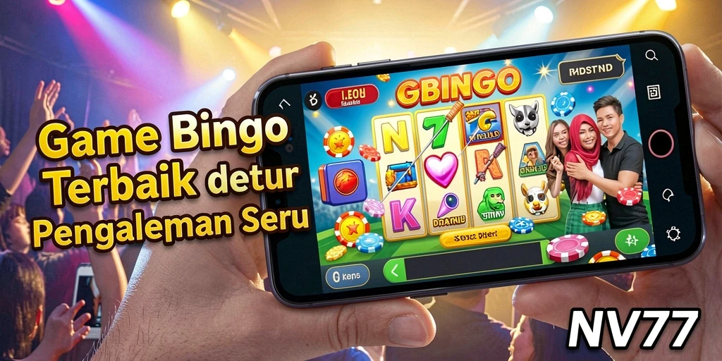 Screenshot NV77 menampilkan gameplay Bingo yang seru dan menegangkan.