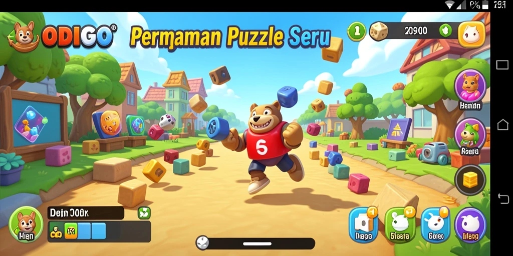 Gameplay ODDIGO menunjukkan tantangan puzzle yang menarik dan seru.