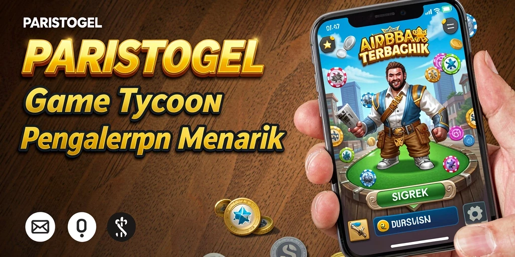 Tampilan gameplay seru dalam PARISTOGEL dengan elemen Tycoon.