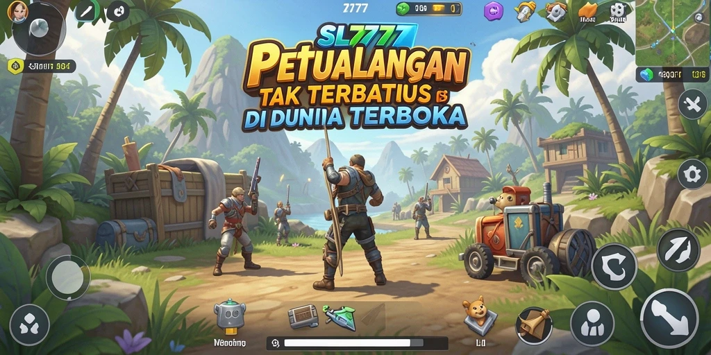 Gameplay Open World yang menarik dalam SL777 dengan eksplorasi tanpa batas.