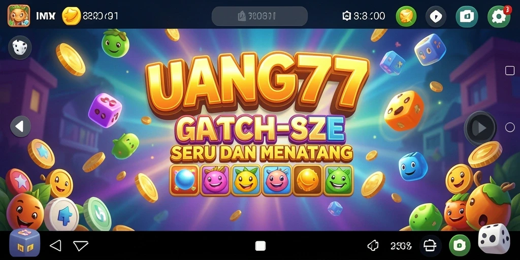 Tampilan gameplay UANG77 yang seru dan menarik dalam kategori Match-3.
