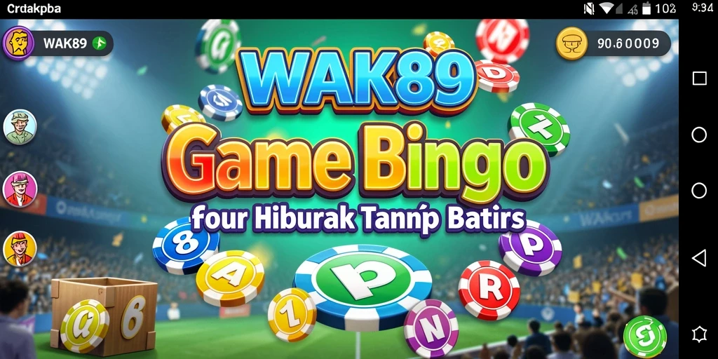 Tampilan gameplay WAK89 yang seru dan interaktif saat bermain Bingo.