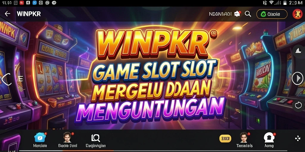 Tampilan menarik dari gameplay Slot di WINPKR.