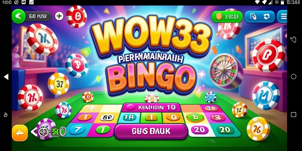 Tampilan menarik dari gameplay Bingo WOW33.